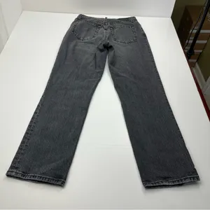 Abercrombie & Fitch 90s Straight‎ Ultra High Rise Womens Size 27 / 4 Black Jean thumbnail 15