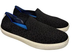 Rothy's Original Leopard Slip On Sneakers Size 9.5 thumbnail 1