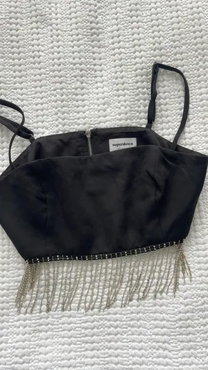 Revolve Irina Crystal Fringe Top thumbnail 4