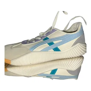 DF DE FLORANCE Cloudea™ women’s Sneakers Size 9.5 blue purple tan white thumbnail 9