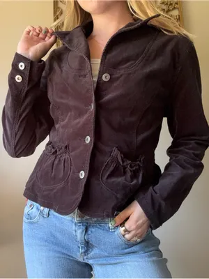 Riders Copper Black Corduroy Button Up Lightweight Jacket thumbnail 8