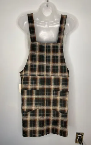 SO Juniors' ® Button Strap Plaid Pinafore Dress thumbnail 6