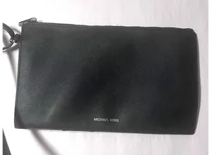 Michael Kors Luggage Black Saffiano Leather Large Open Tote Handbag w/Case thumbnail 3