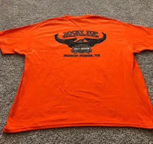 Harley-Davidson Pigeon Forge Shirt Orange Size XL thumbnail 2