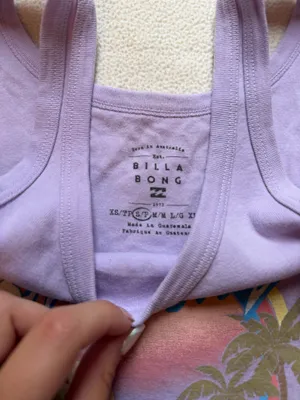 Billabong Tank Top Cropped Purple  thumbnail 2