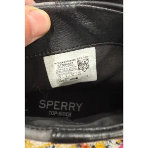 SPERRY Maya Belle Leather Back Zip Ankle Boots Textured Black Size 7.5 thumbnail 7