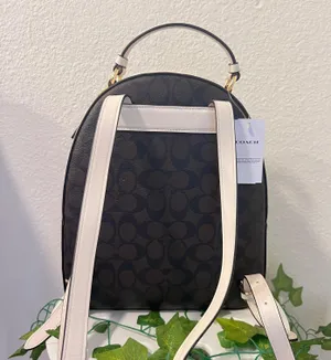 Coach Jordyn Backpack In Signature Canvas With Varsity Motif CB871 thumbnail 3