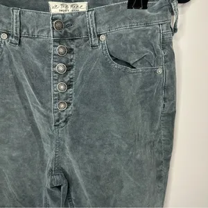 Women's We The‎ Free Size 28 Corduroy Straight Leg Pants with Button Fly thumbnail 2