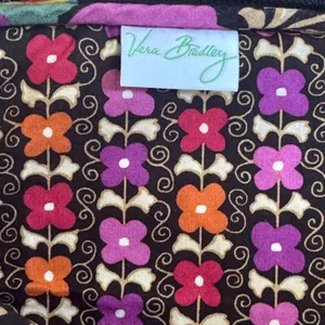 Vera Bradley Rhythm and Blues Quilted Tablet Sleeve Case Floral Purple thumbnail 4