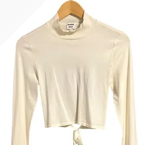 Aritzia Sunday Best Ellie Open Back Mock Neck Sweater Size M thumbnail 6