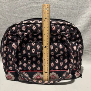 Vera Bradley Multi Compartment Large Shoulder Tote Bag with matching Wristlet thumbnail 9