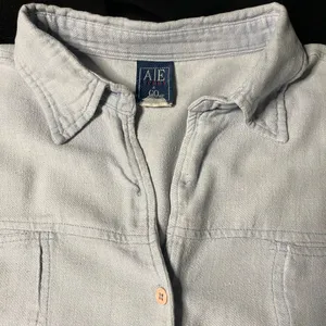 AE & Co. Light Blue Button-Up Shirt size XXL thumbnail 3