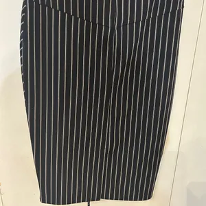 Navy Pinstripe Pencil Skirt - Sleek Office to Evening Wear thumbnail 7