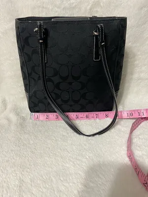 Coach Black Signature Tote Bag thumbnail 13