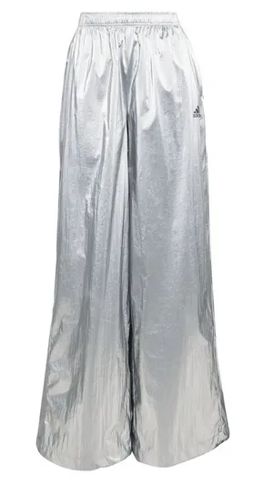 adidas Metallic Silver Wide-Leg Joggers L thumbnail 1