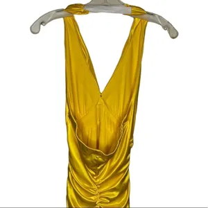 My Michelle Yellow Halter Dress thumbnail 5