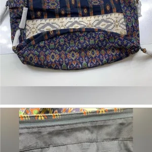 Free People Basel Tassel Patchwork Tote In Southwestern Pattern NWOT thumbnail 4
