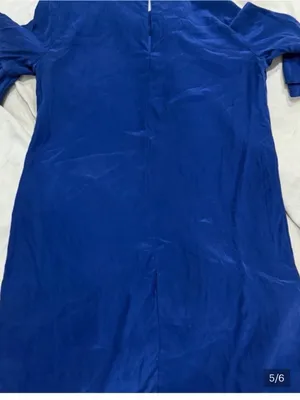 Amanda Uprichard Royal Blue Ruffle Sleeve Mini Dress thumbnail 5