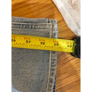 Gap 90s Straight High Rise Jeans Light Wash Blue Denim Size 28 6‎ Regular thumbnail 5