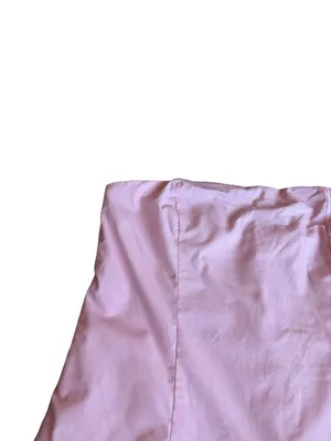 Abercrombie & Fitch Pink Bubble Hem Mini Dress Strapless Barbie Size Large NWT thumbnail 2