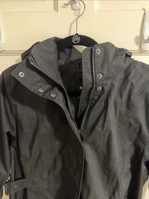 The North Face Black Women's Hooded Rain Coat thumbnail 3