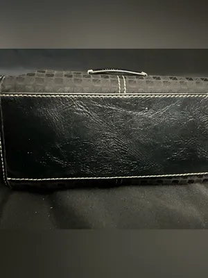 Nine & CO Black Tote Bag with Contrast Stitching thumbnail 7