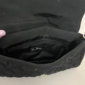 Vera Bradley Juliet Gala Shoulder‎ Bag Black Quilted Floral Embroidered Boho thumbnail 6