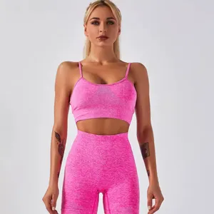 Nwot Hot Pink Sport Yoga Set Top And Leggings M thumbnail 2