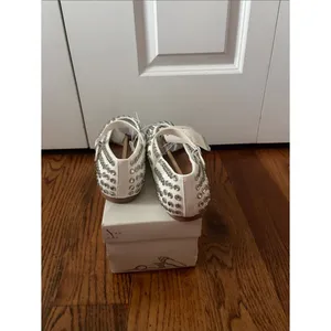 a new day Issa White Studded Mary Jane Flats Size 9.5 New with Tags thumbnail 6