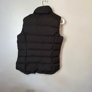 Free Country Women’s Small Black Down Puffer Vest Full Zip Snap Pockets #1100 thumbnail 10