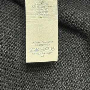 Lululemon Forward Flow Poncho Black One Size OS Cashmere Blend Batwing Sweater thumbnail 8