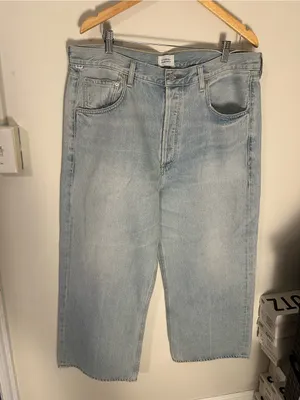 NWOT Citizens of Humanity Gaucho wide leg jeans 34 thumbnail 5