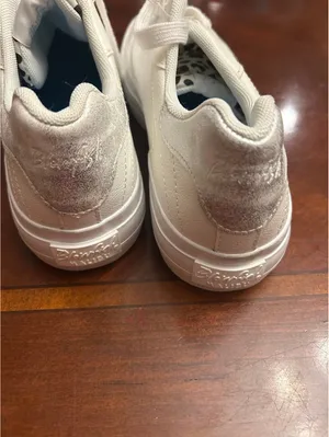 C417 blowfish Malibu cheetah white sneakers shoes fun silver size 9 thumbnail 7