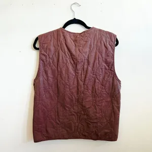 American Eagle Quilted Vest Y2K 2000s Streetwear Layering Outdoors Retro‎ Medium thumbnail 2