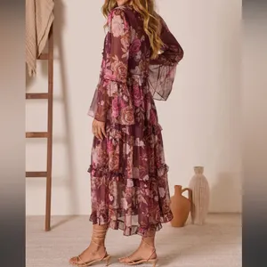NWOT Vici Whisperfolk A Line Maxi Dress thumbnail 2