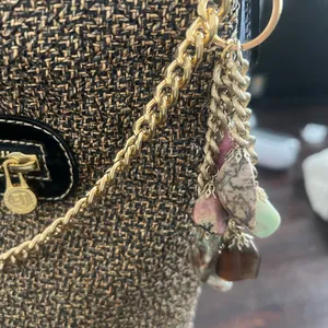 Handmade stone purses Chain Brown thumbnail 4