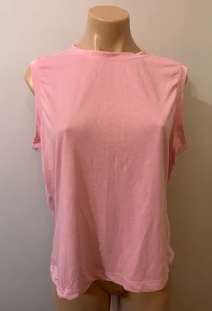 Columbia Pink Tank Top XL High Neck Outdoor Athletic Breathable thumbnail 1