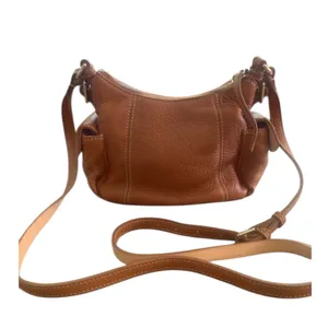 Dooney & Bourke Cognac Pebbled Leather Crossbody thumbnail 2