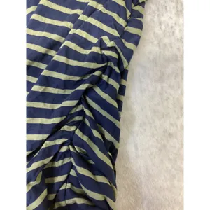 Liz Lange Maternity Target Striped Short Sleeve Ruched T-Shirt Navy Green S NEW‎ thumbnail 5