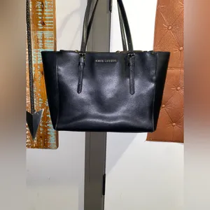 Marc Jacobs Black Leather Tote thumbnail 4