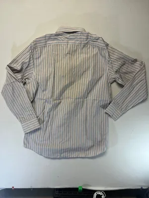 Men's Bananas Republic Striped Long-Sleeve Button-Down Shirt Size Large thumbnail 6