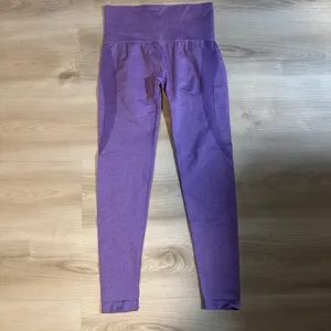 NVGTN Seamless Leggings Women‎ S Purple High Waisted Contour Gym Yoga Pants thumbnail 3