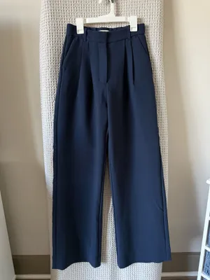 Abercrombie Sloane Tailored Pants Navy thumbnail 2