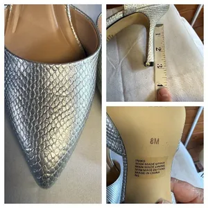 Charles by Charles David Iniko slingback pumps pointed toe/ stiletto heel Sz 8 S thumbnail 8