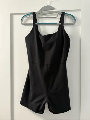 NWT OFFLINE By Aerie The Hugger Scoop 5" Romper thumbnail 3