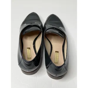 Louise et Cie Patent Leather Loafers Size 7M Blue Preppy Nerdy Glossy Slip On thumbnail 5