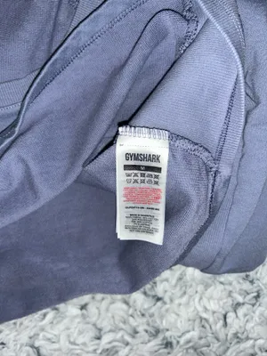 Cotton Purple Gymshark Workout Lounge Cropped Top thumbnail 6