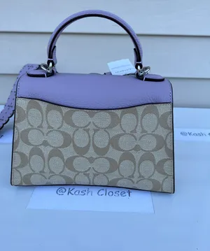 Coach Top handle Satchel with crossbody strap In Signature Canvas thumbnail 5