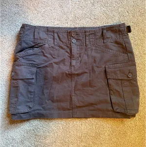 Brandy Melville Brown Cargo Mini Skirt thumbnail 4