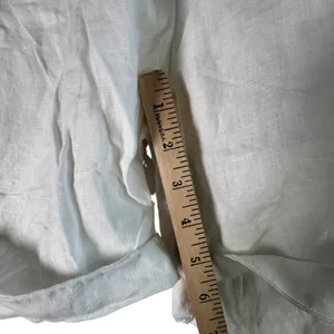 Eileen Fisher Shorts 2 White 100% Organic‎ Linen Pleated High Waist Coastal Luxe thumbnail 7